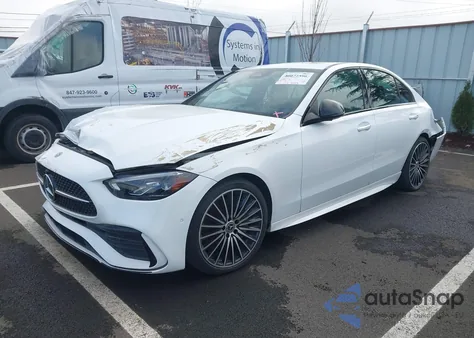 2022 Mercedes-Benz C 300 from USA, damaged, VIN W1KAF4GB5NR016687